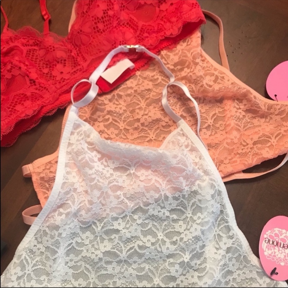 🌸3 Lace Bralettes🌸